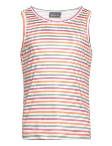 Color Kids Sport Top - Striped Aop Multi/patterned