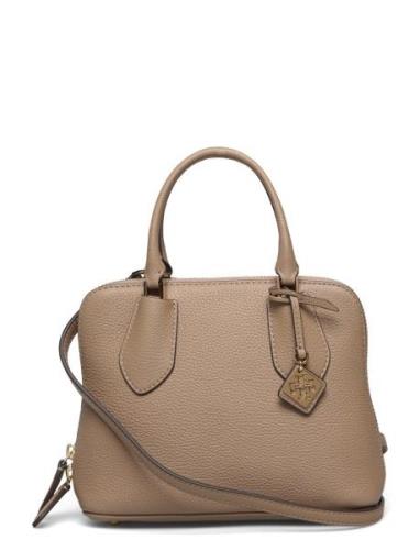 Tory Burch Mini Pebbled Swing Bag Beige