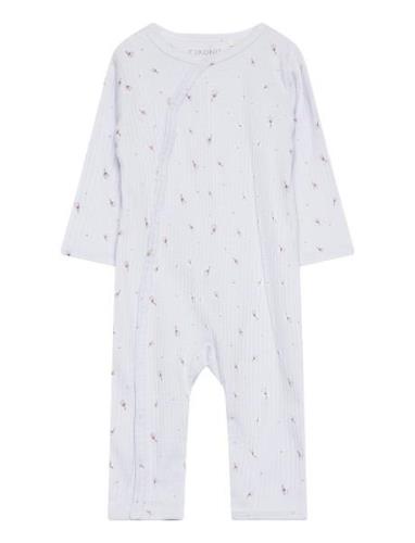 Nightsuit Rib Pyjamas Sie Jumpsuit Grey Fixoni