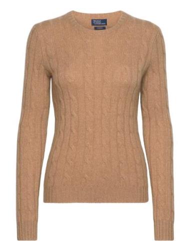 Polo Ralph Lauren Cable-Knit Cashmere Sweater Beige