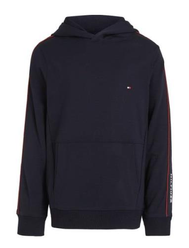 Tommy Hilfiger Tape Regular Hoodie Marinblå