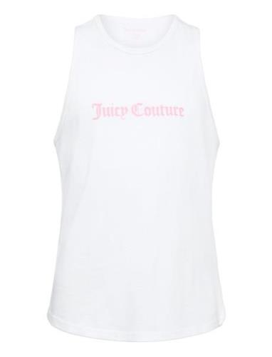 Juicy Vest Top Tops T-shirts Sleeveless White Juicy Couture