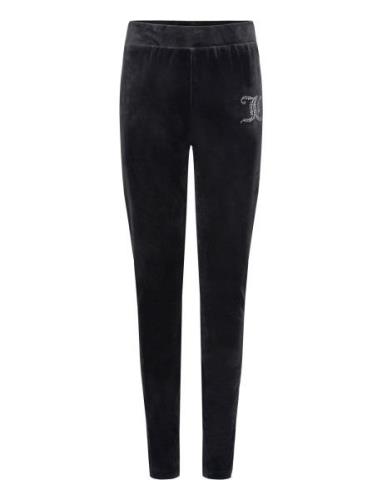 Juicy Couture Diamante Velour Legging Svart