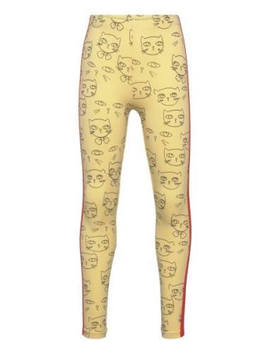 Mini Rodini Cathlethes Aop Leggings Gul