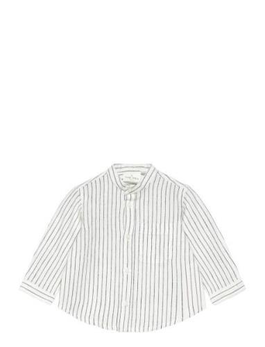Tnsjeppe L_S Shirt Tops Shirts Long-sleeved Shirts White The New