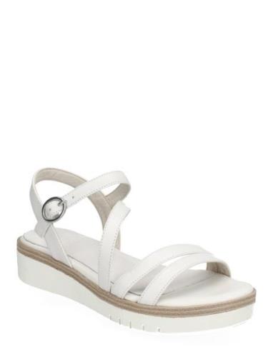 Women Sandals Sandal Med Klack White Tamaris