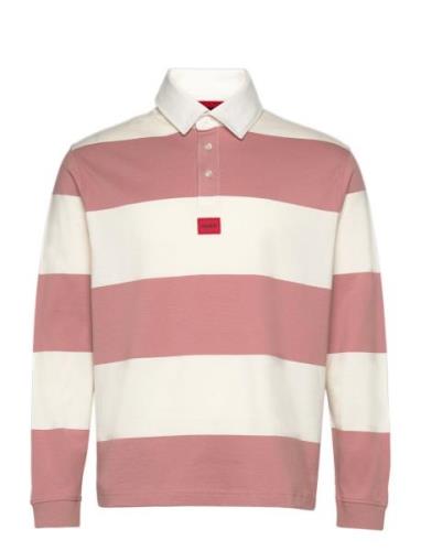 Diragbi Tops Polos Long-sleeved Pink HUGO