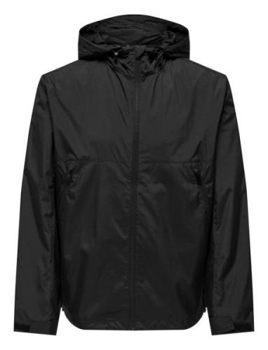 ONLY & SONS Onseran Hood Jacket Athl Svart