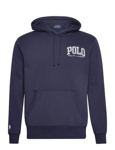 Polo Ralph Lauren Logo Fleece Hoodie Marinblå