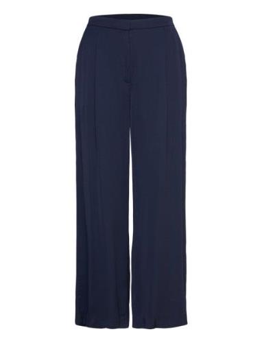 Lindex Trousers Ellen Marinblå