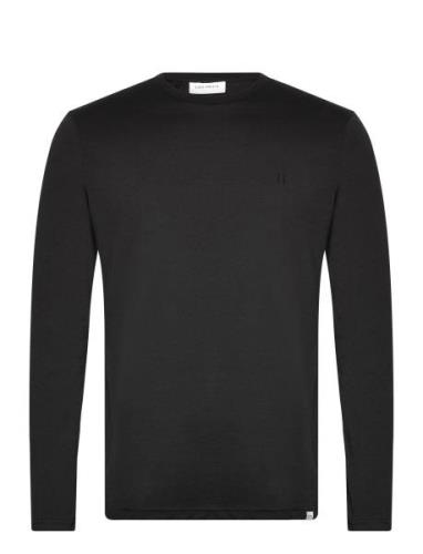 Les Deux Nørregaard Ls T-Shirt Tonal Svart