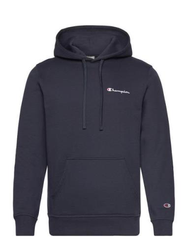 Champion Hooded Sweatshirt Marinblå