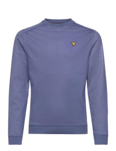 Lyle & Scott Fly Fleece Crew Blå