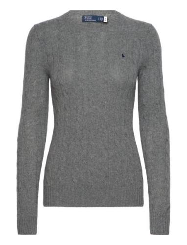 Polo Ralph Lauren Cable-Knit Wool-Cashmere Sweater Grå