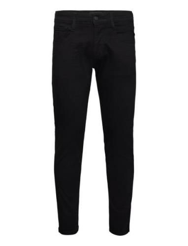 Replay Anbass Trousers Slim Svart