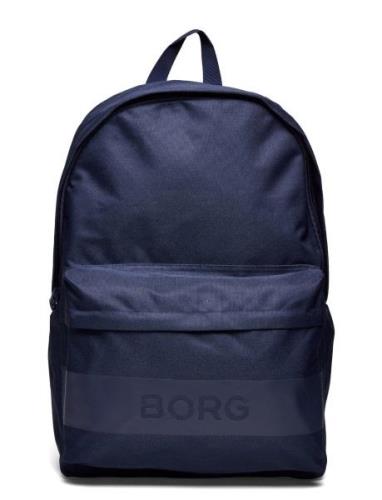 Björn Borg Borg Stripe Backpack Marinblå