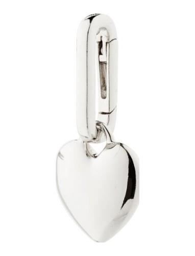 Pilgrim Charm Recycled Heart Pendant Silver