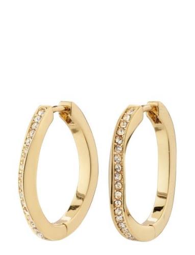 Pilgrim True Recycled Hoop Earrings Guld