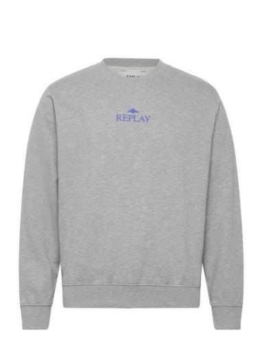 Replay Jumper Regular Grå