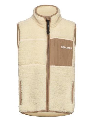 Mads Nørgaard Teddy Fleece Vilads Vest Kräm