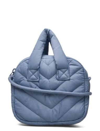 Mango Quilted Mini Cross Bag Blå