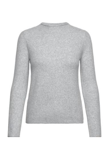 Mango High Collar Sweater Grå