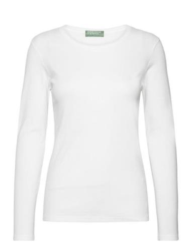 United Colors Of Benetton T-Shirt L/S Vit