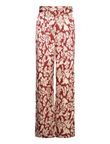 Mango Printed Culottes Röd