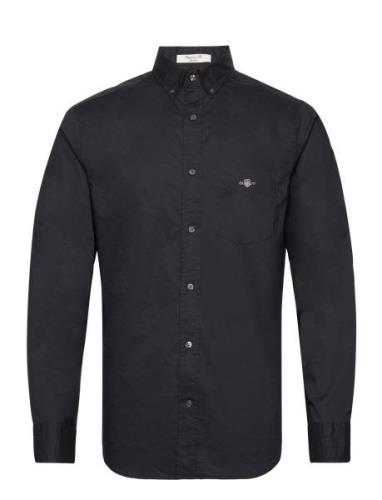 GANT Reg Poplin Shirt Svart