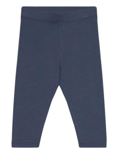 Lindex Leggings Brushed Inside Basic Marinblå