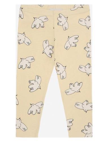 Bobo Choses Baby Freedom Bird All Over Leggings Gul