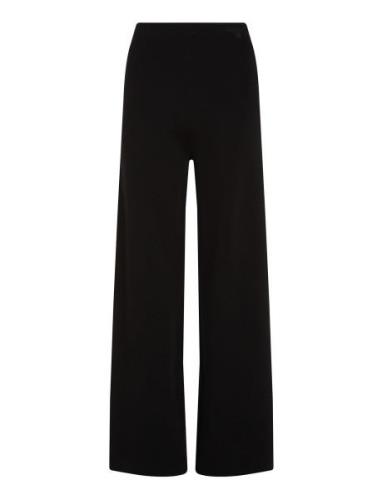 Calvin Klein Df Wool Blend Straight Pant Svart