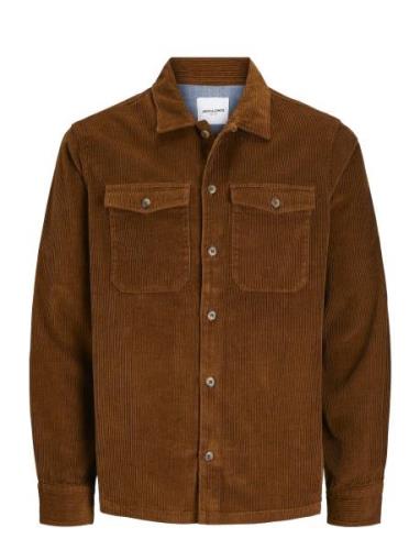 Jack & J S Jjeeddie Corduroy Overshirt Ls Sn Brun