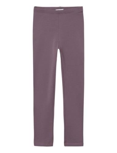 Name It Nkfdavina Solid Swe Legging Bru N Noos Lila