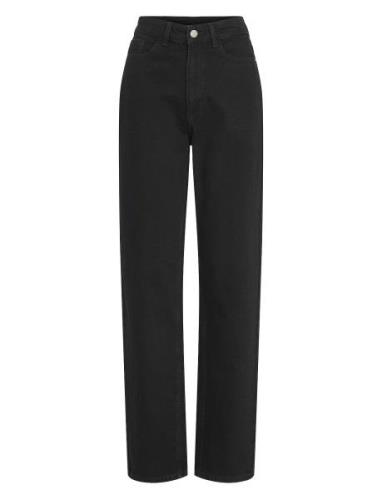 Vila Vikelly Jaf Hw Straight Jeans-Noos Svart