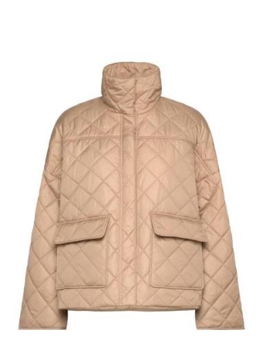 GANT Quilted Jacket Beige