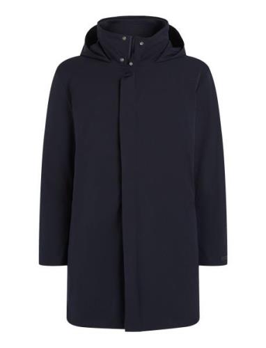 Calvin Klein Technical Twill Parka Marinblå