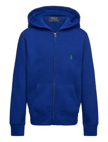 Ralph Lauren Kids Fleece Full-Zip Hoodie Blå