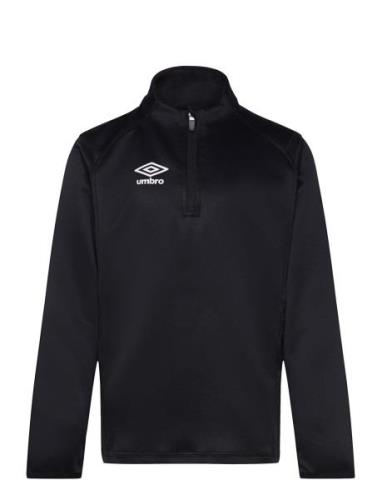 Umbro Liga Halfzip Jr Svart