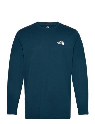 The North Face M L/S Simple Dome Tee Blå