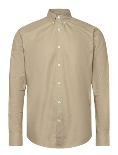 Mads Nørgaard Cotton Oxford Sune Shirt Bd Beige