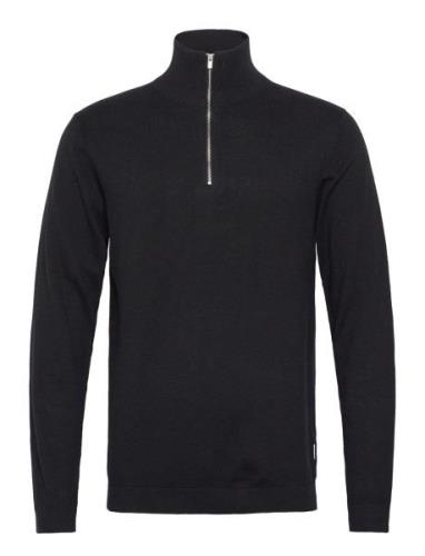 Lindbergh 100% Recycle Knit Half Zip Svart