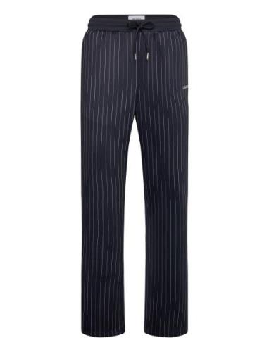 Les Deux Ballier Casual Pinstripe Track Pant Marinblå