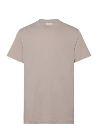 Calvin Klein Jeans Logo Tape Tee Beige