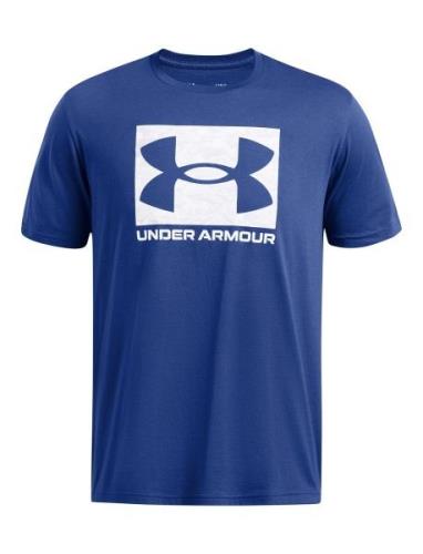 Under Armour Ua Abc Camo Boxed Logo Ss Blå