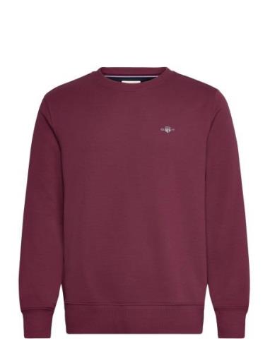 GANT Reg Shield C-Neck Sweat Röd