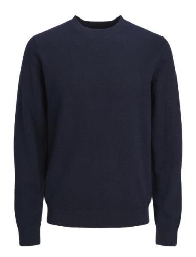 Jack & J S Jjecarter Knit Crew Neck Marinblå