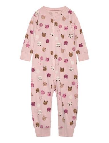 Lindex Pyjamas Cat Bf Rosa