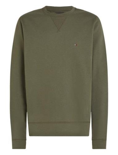 Tommy Hilfiger Essential Fleece Crewneck Grön