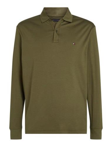 Tommy Hilfiger L/S Liquid Cotton Reg Polo Grön